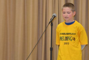 Joseph Dachinger from Tamarac Elementary was this year's spelling bee winner.
