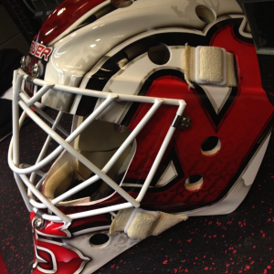 Keith Kinkaid's new mask.