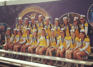 Sachem North varsity cheerleading