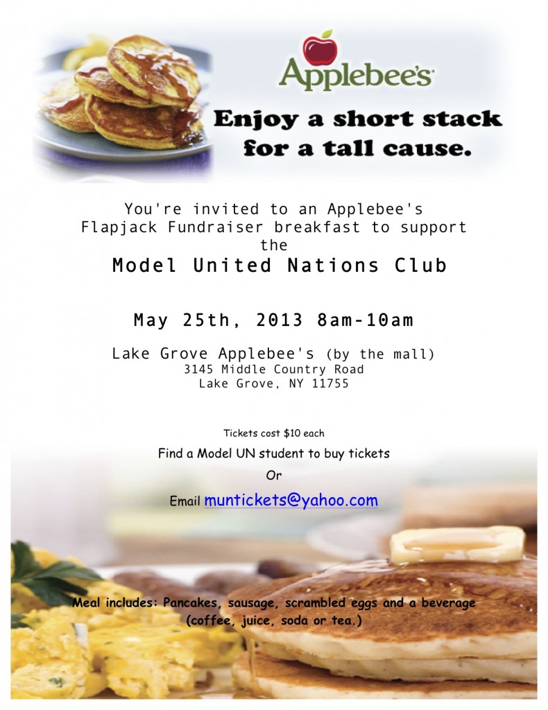 Flapjack Fundraiser Flyer