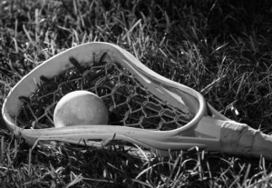 Lacrosse stick and ball