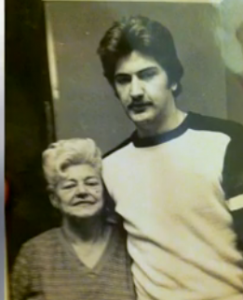 Jeff Ruland and his mom, Anita.