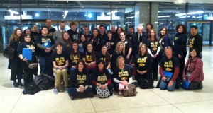 Sachem's contingent in Albany during Lobby Day.