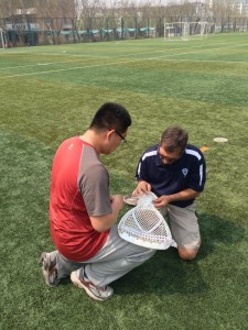 Rick Mercurio instructing in China.