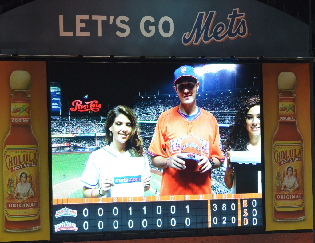 Sachem alum Brian Ford was featured on the scoreboard during the 84th Annual MLB All-Star Game.