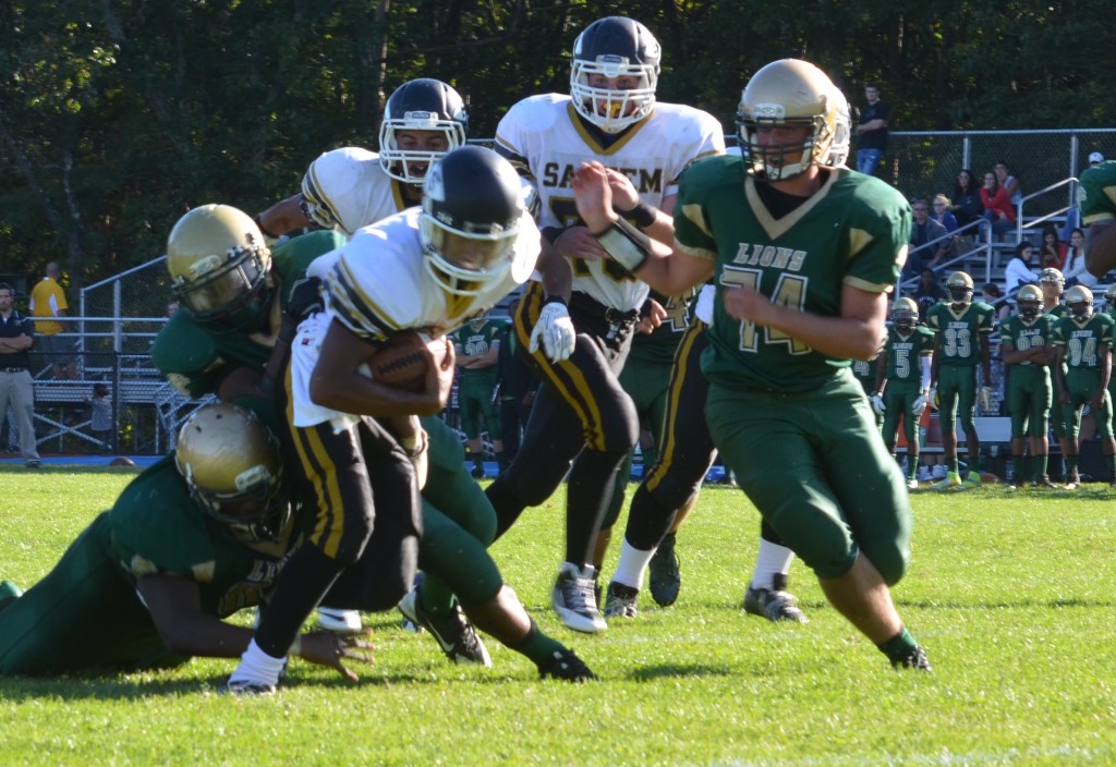 Anthony Service threw his first varsity touchdown against Longwood.