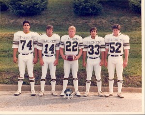 Team captains from the 1983 squad.