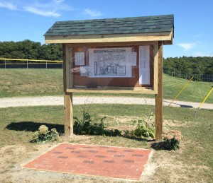 This trail info kiosk is now at Sachem East.