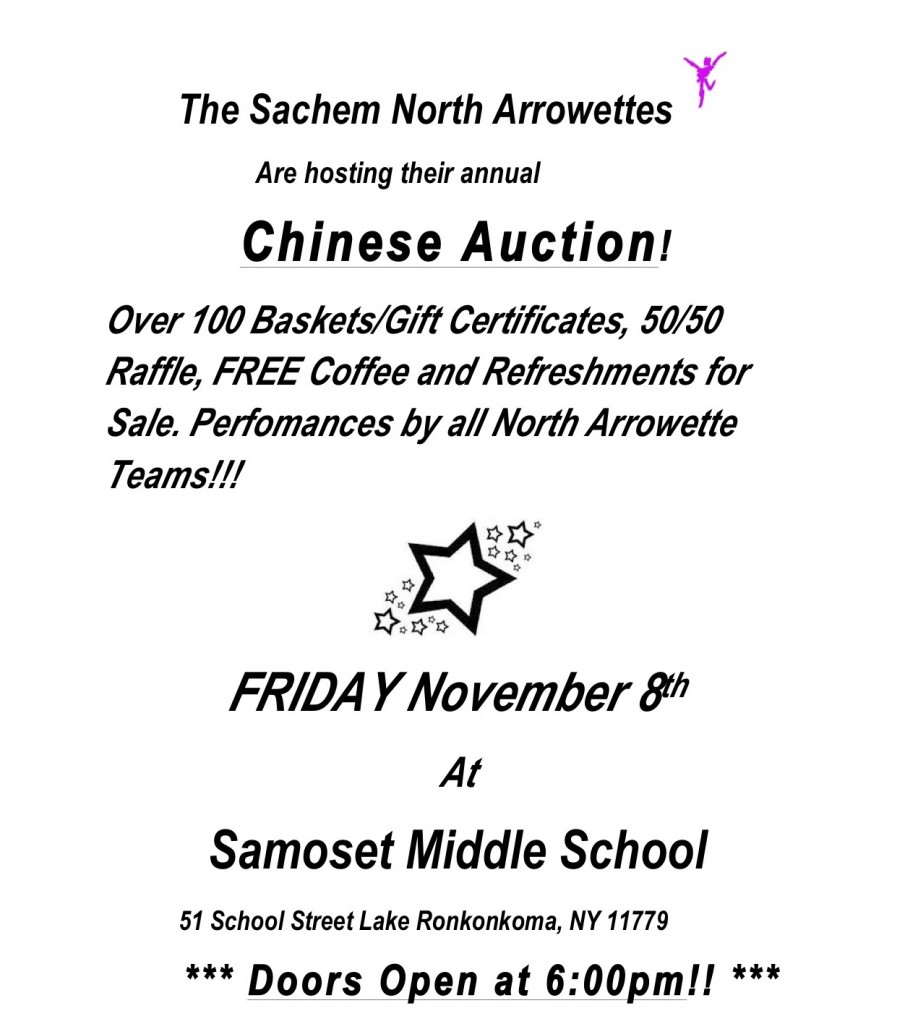 Chinese Auction Flyer