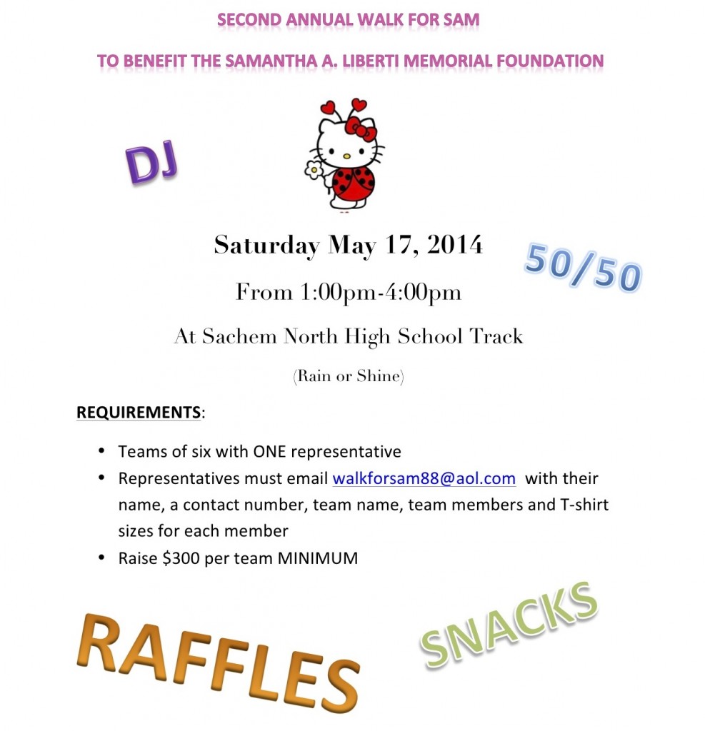 Walk for Sam Flyer (1)