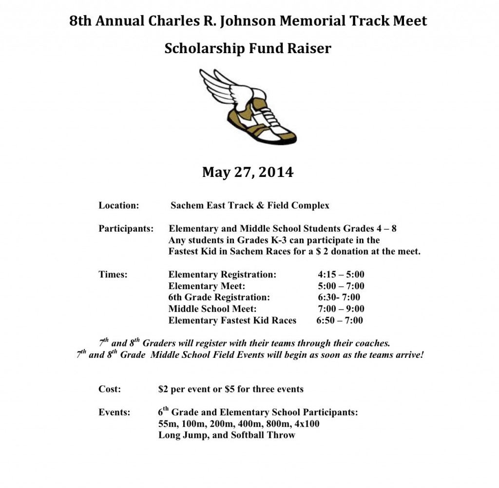 Charlie Johnson Flyer  2014 with the postponed date