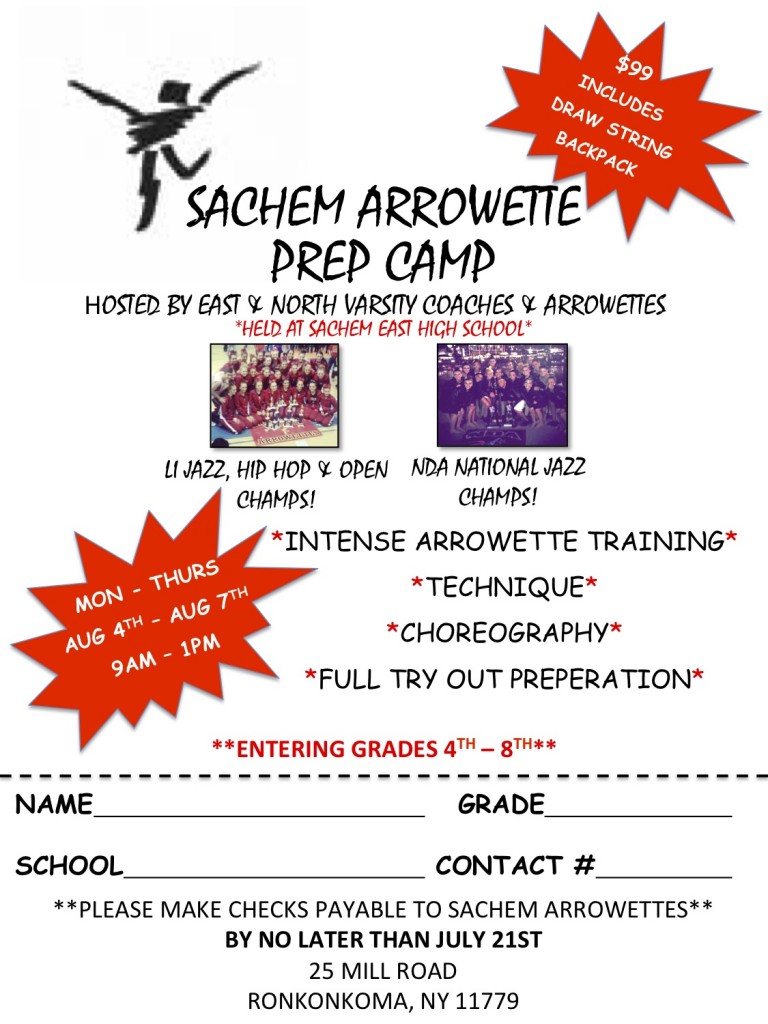 ARROWETTE PREP FLYER 2014