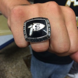 Trent Crossan's championship ring.