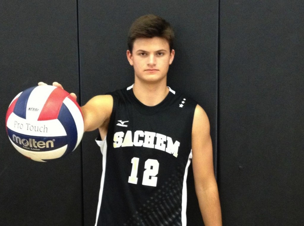 Dylan Missry is Sachem's biggest volleyball recruit ... ever.