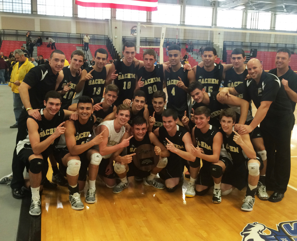 Volleyball celebrates