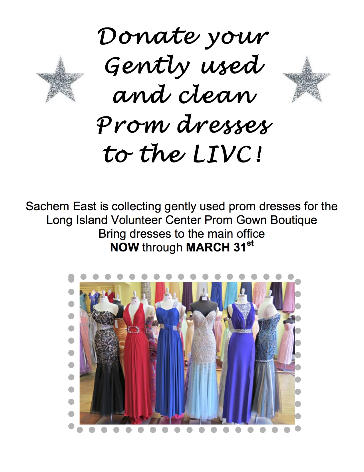 Donate your prom dresses | Sachem Report