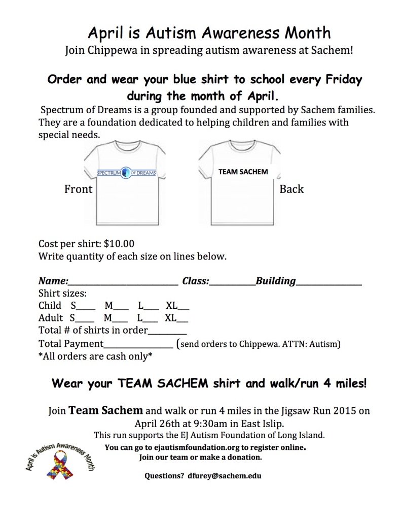 autism awareness shirt order for buildings