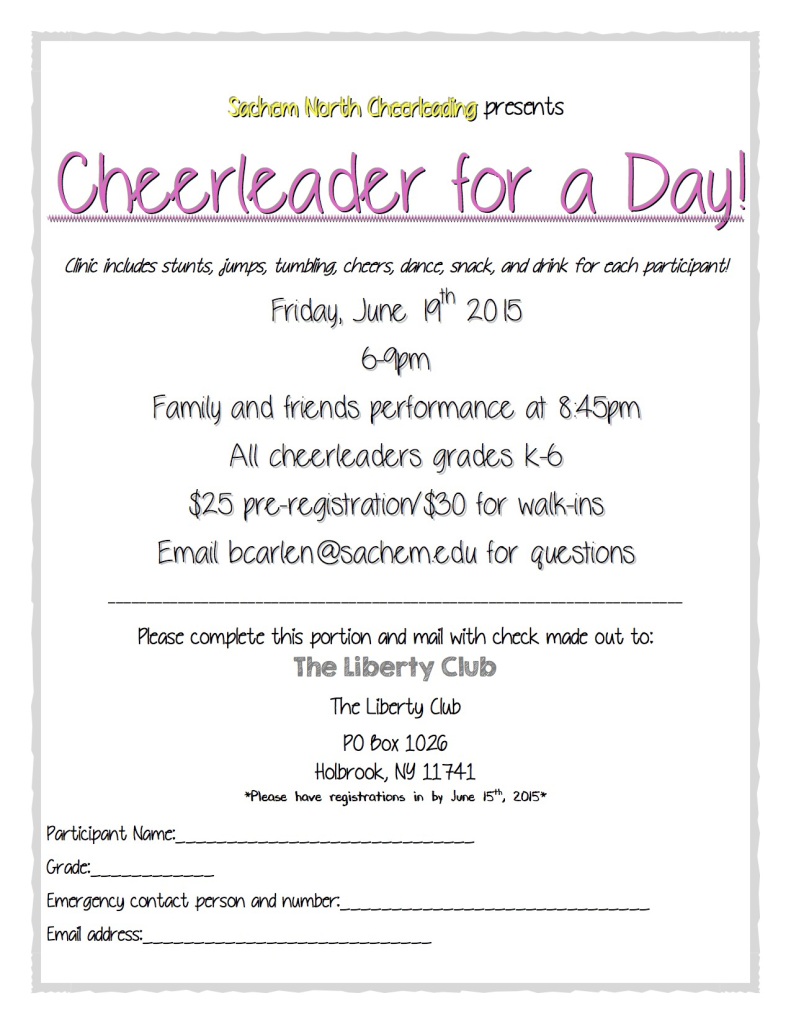 Cheer for a Day-June
