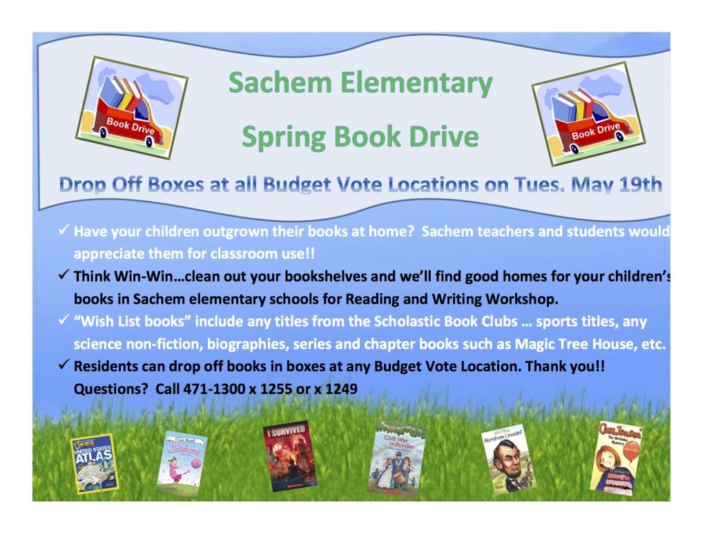 Sachem Book Drive 2015