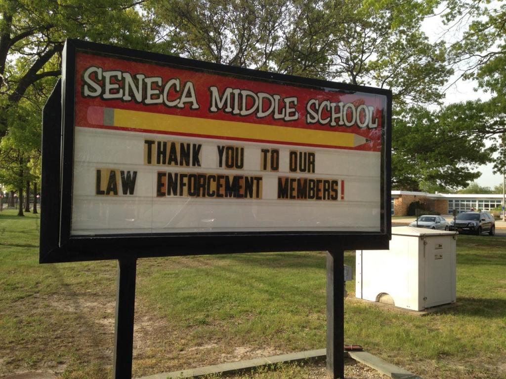 police week sign