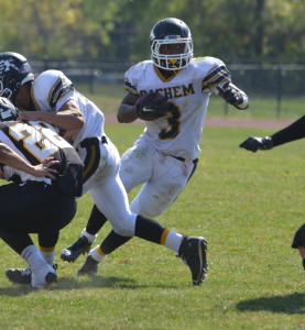 Steve Anacreon scored three touchdowns in the loss. / Photo Credit Chris R. Vaccaro