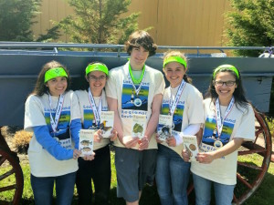 Sachem Envirothon students over the summer.