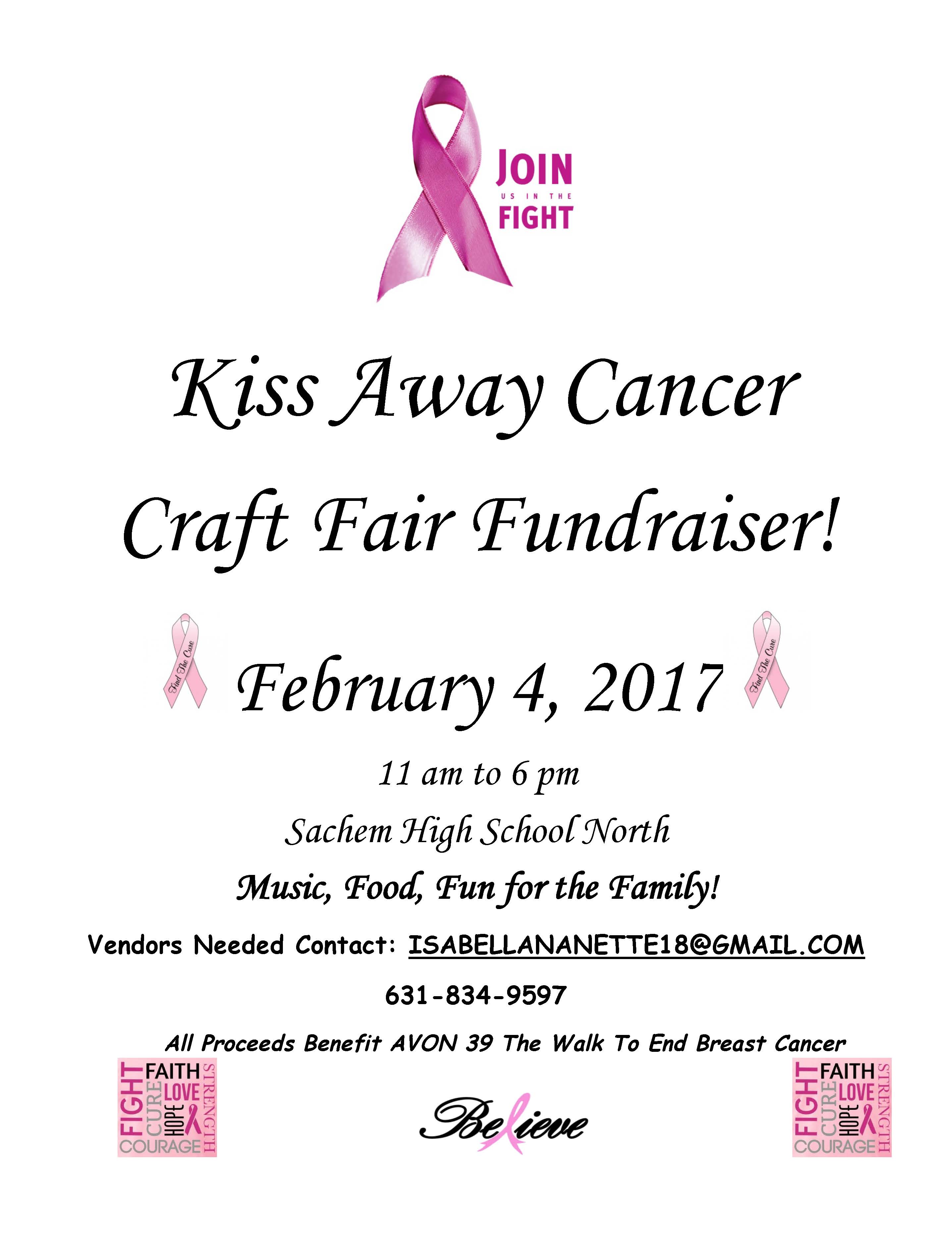 EVENT Kiss Away Cancer Craft Fair Fundraiser Sachem Report