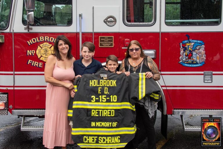 Holbrook Fire Department Dedicates New Truck to FDNY, 9/11 Hero Gerard