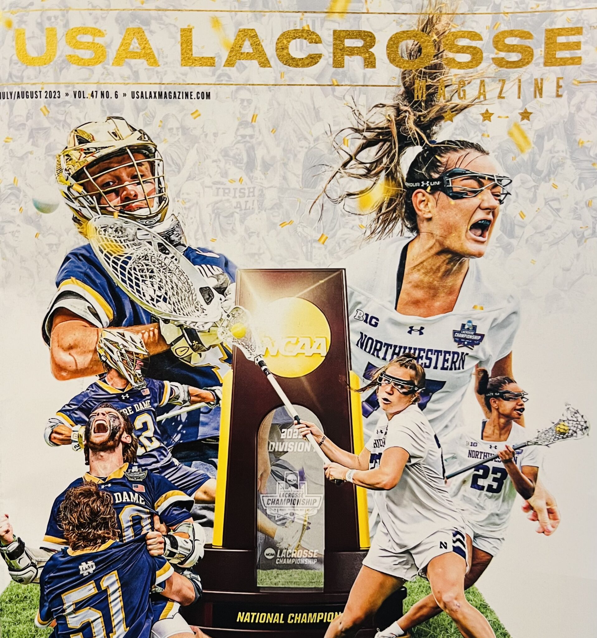 Hailey Rhatigan on Cover of Lacrosse Magazine Sachem Report